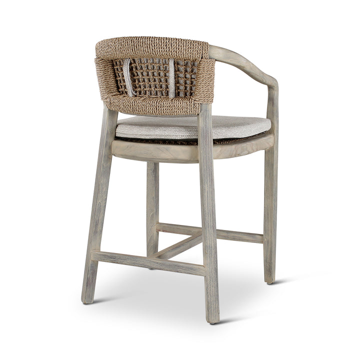 Castle Line Elisa Counter Stool – Grey and Beige