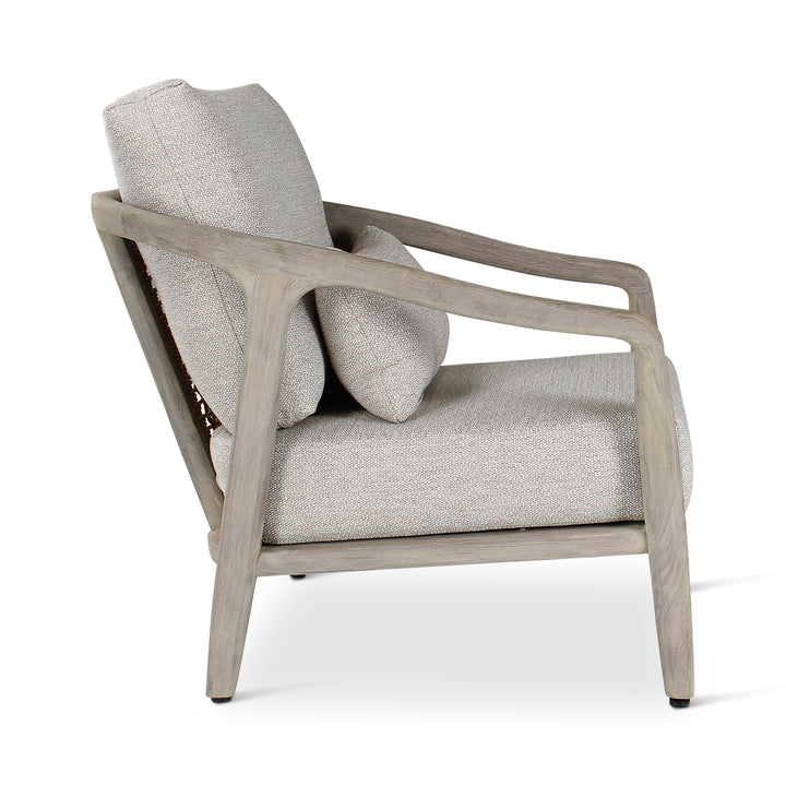 Castle Line Anais Lounge Chair – Grey and Beige