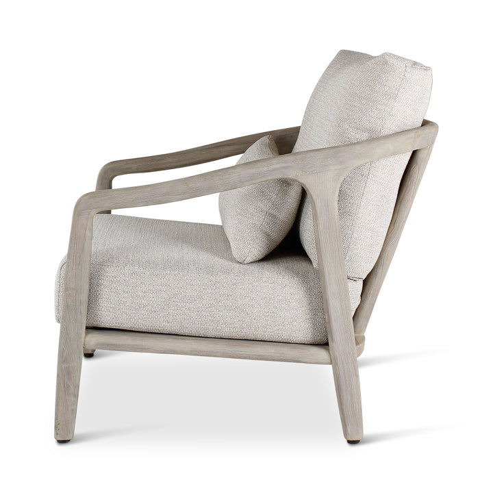 Castle Line Anais Lounge Chair – Grey and Beige