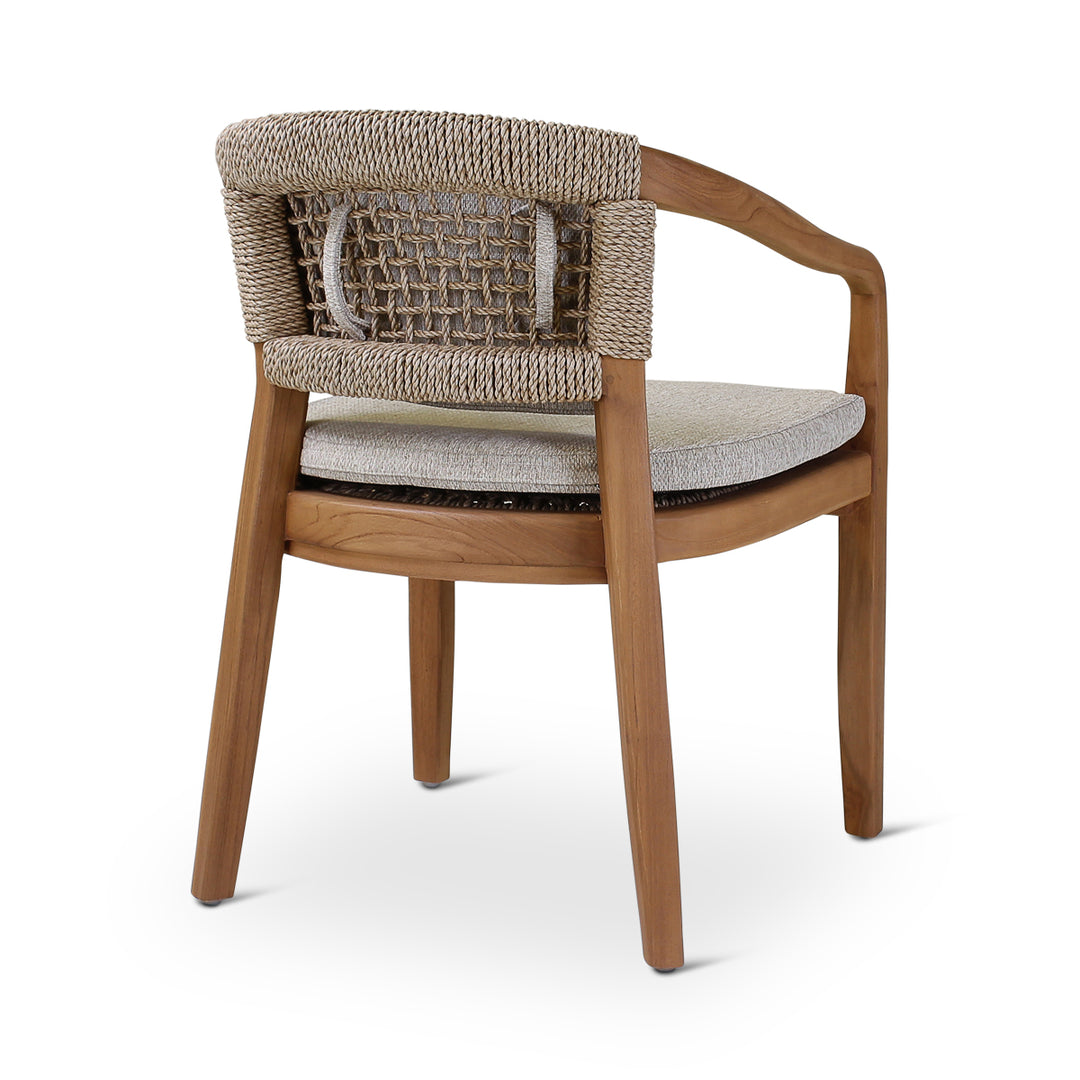 Castle Line Elisa Armchair – Natural and Beige