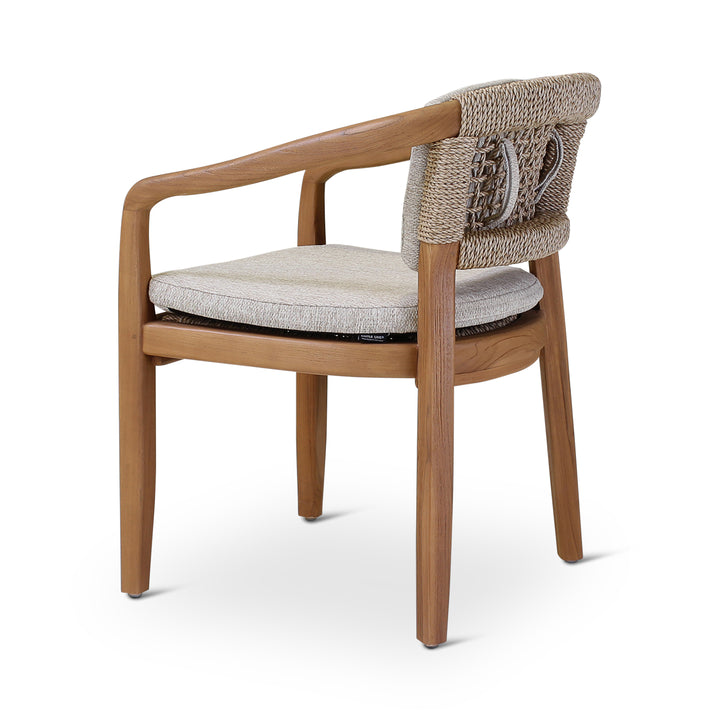 Castle Line Elisa Armchair – Natural and Beige