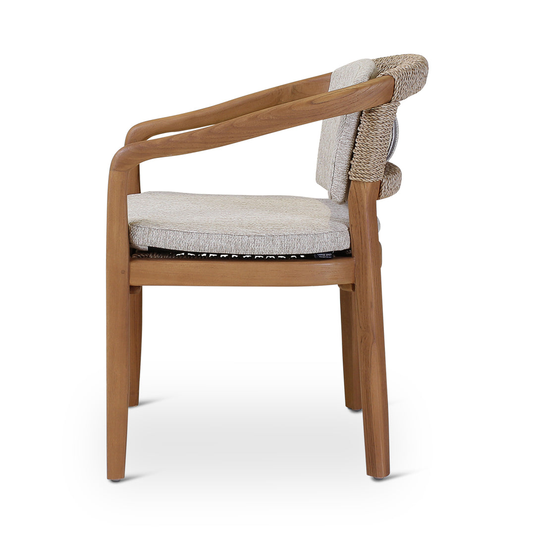 Castle Line Elisa Armchair – Natural and Beige