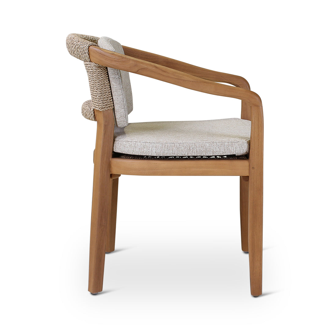 Castle Line Elisa Armchair – Natural and Beige