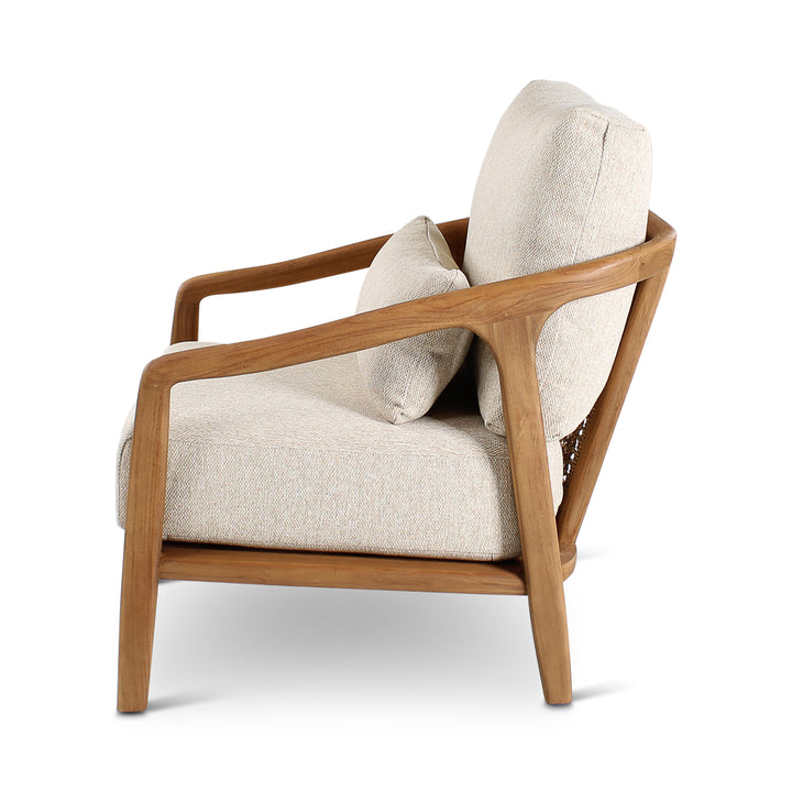 Castle Line Anais Lounge Chair – Natural and Cream