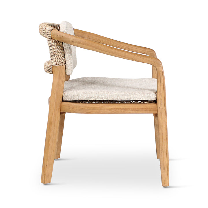 Castle Line Elisa Armchair – Natural and Cream