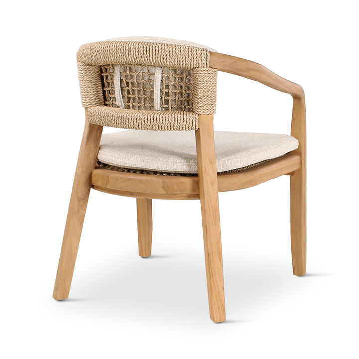 Castle Line Elisa Armchair – Natural and Cream