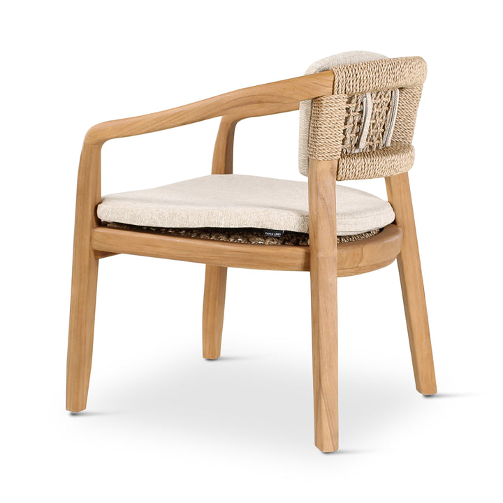 Castle Line Elisa Armchair – Natural and Cream