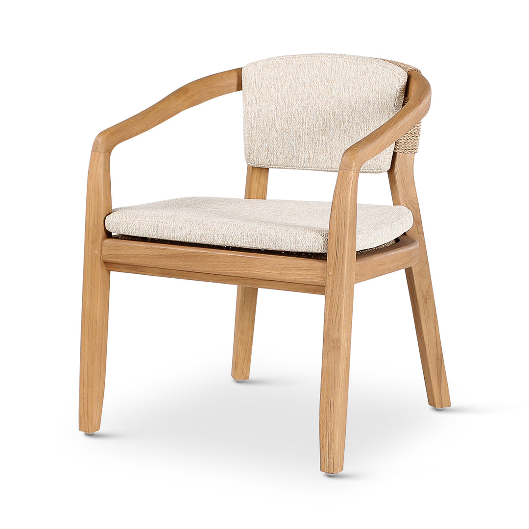 Castle Line Elisa Armchair – Natural and Cream