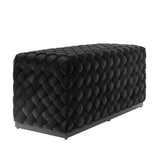 LPD Home Colline Large Pouffe – Black