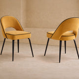 Liang & Eimil Yves Dining Chair (CRIB 5) – Megan Mustard – Set of 2