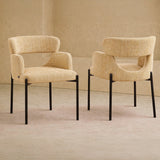 Liang & Eimil Aga Dining Chair (CRIB5) – Field Sand – Set of 2