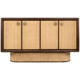 Cadence Sideboard in Mindi Wood and Rattan