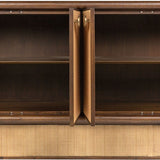 Cadence Sideboard in Mindi Wood and Rattan