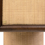 Cadence Sideboard in Mindi Wood and Rattan