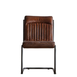 Caleb Leather Chair – Brown