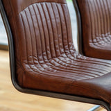Caleb Leather Chair – Brown