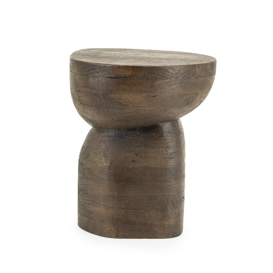 Calista Side Table – Brown