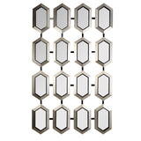 RV Astley Champagne Silver Section Mirror
