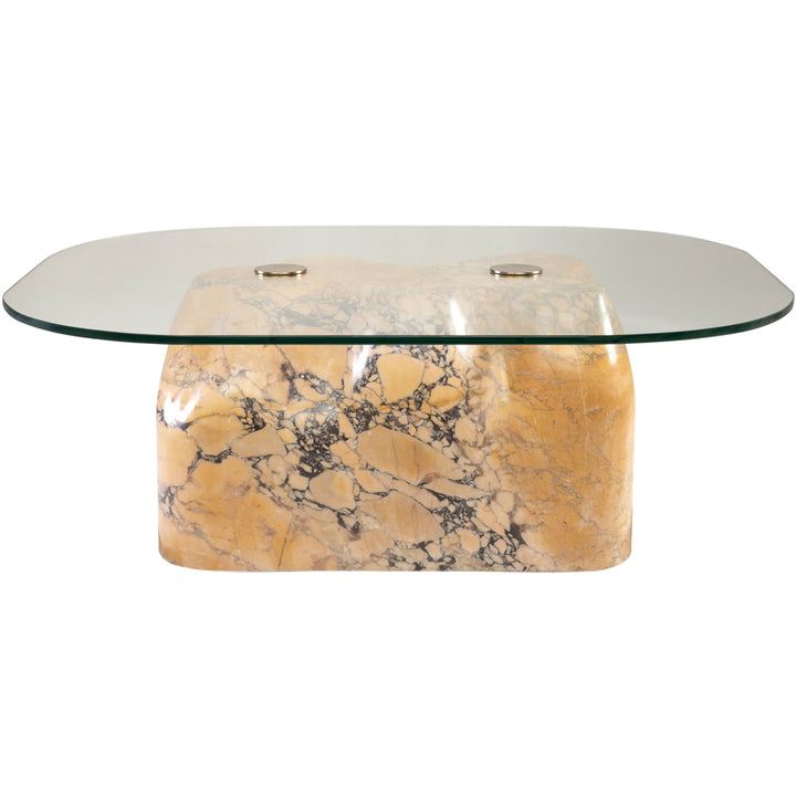 Cambrie Coffee Table – Purple Breccia Marble