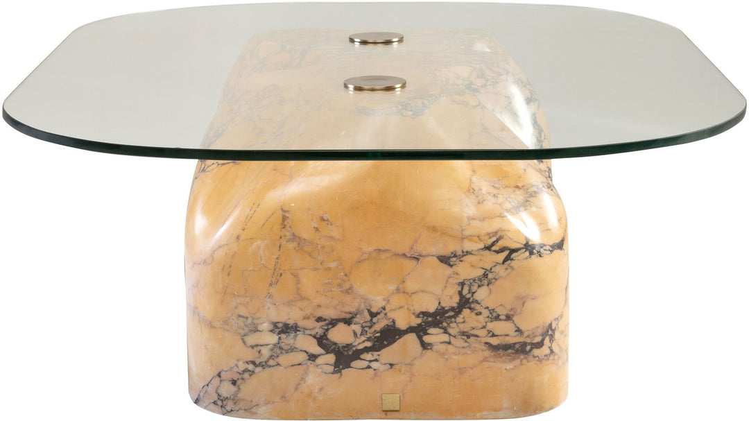 Cambrie Coffee Table – Purple Breccia Marble