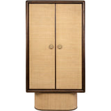 Cadence Cabinet in Mindi Wood and Rattan