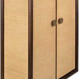 Cadence Cabinet in Mindi Wood and Rattan