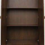 Cadence Cabinet in Mindi Wood and Rattan
