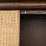 Cadence Cabinet in Mindi Wood and Rattan