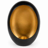 Richmond Interiors Reen Candle Holder in Black and Gold – Small – Open Box Return