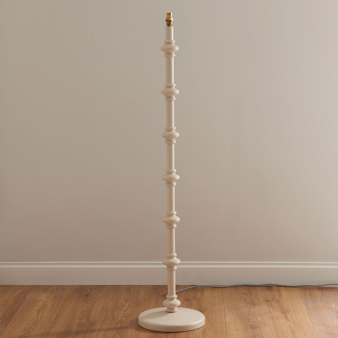 Canterbury Floor Lamp – Almond White (Base Only)