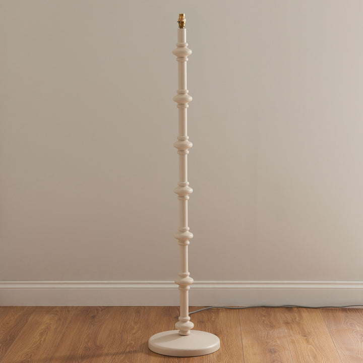 Canterbury Floor Lamp – Almond White (Base Only)