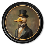 Captain Quackmore - Oxford round frame