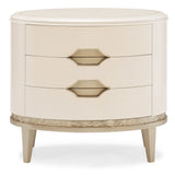 Caracole Adela 3 Drawer Bedside Table