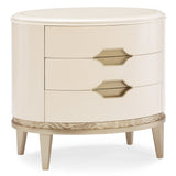 Caracole Adela 3 Drawer Bedside Table