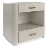 Caracole Love-ly! Bedside Table - Matte Pearl