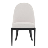Caracole Natural Choice Dining Chair – Carina Parchment Fabric