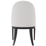 Caracole Natural Choice Dining Chair – Carina Parchment Fabric