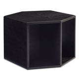 Caracole ReMix Hexagon End/coffee Table in Black