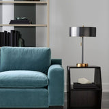 Caracole ReMix Hexagon End/coffee Table in Black