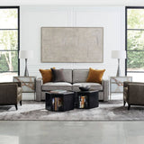 Caracole ReMix Hexagon End/coffee Table in Black