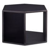 Caracole ReMix Hexagon End/coffee Table in Black