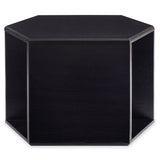Caracole ReMix Hexagon End/coffee Table in Black