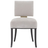 Caracole Reserved Seating Dining Chair – Manhattan Alabaster Fabric