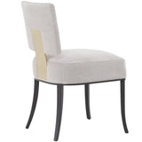 Caracole Reserved Seating Dining Chair – Manhattan Alabaster Fabric