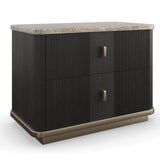 Caracole Rhythm Bedside Table - Black