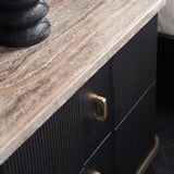 Caracole Rhythm Bedside Table - Black