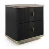 Caracole Rhythm Bedside Table - Small - Black