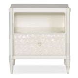 Caracole White Cap Bedside Table