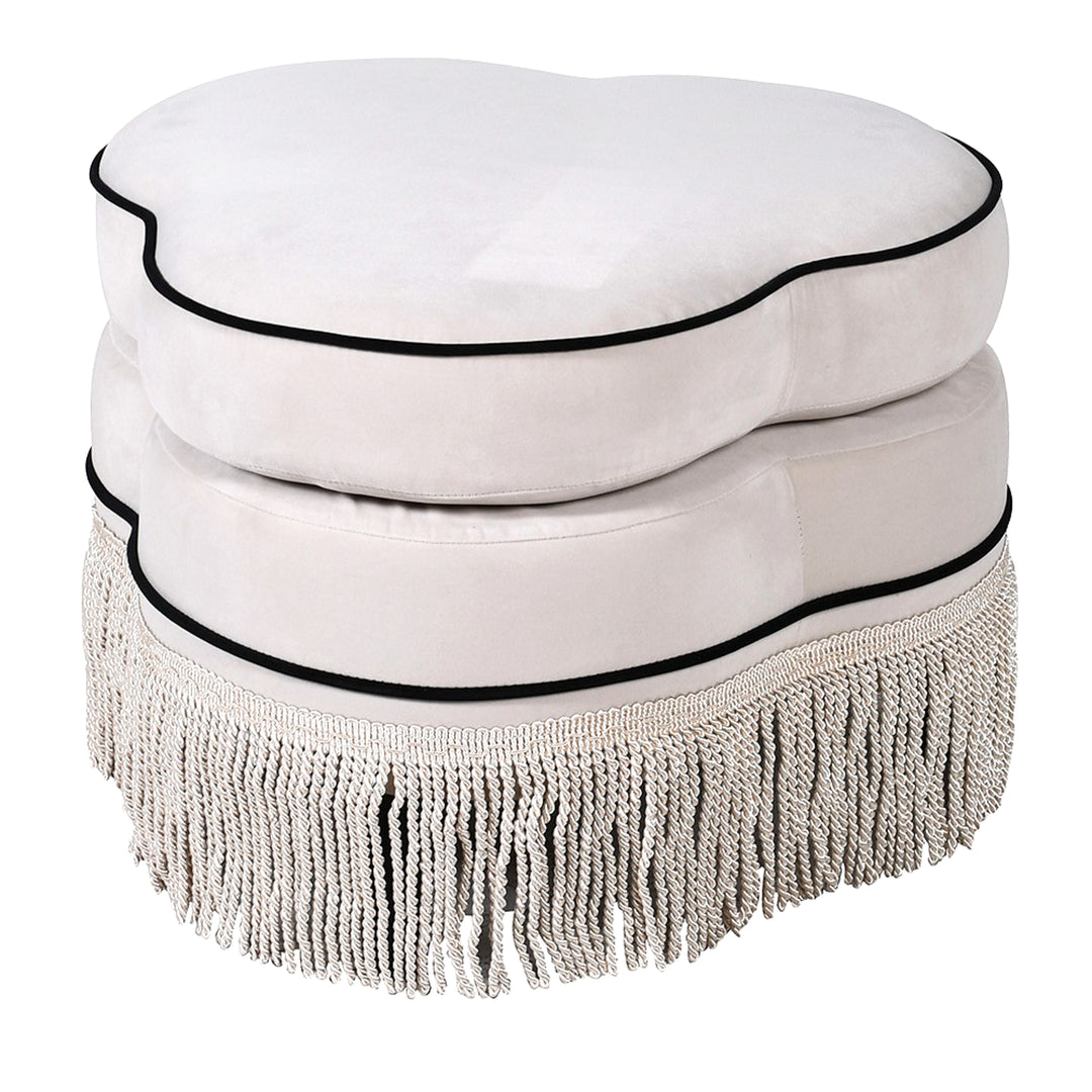 Carina Curved Ottoman with Tassels