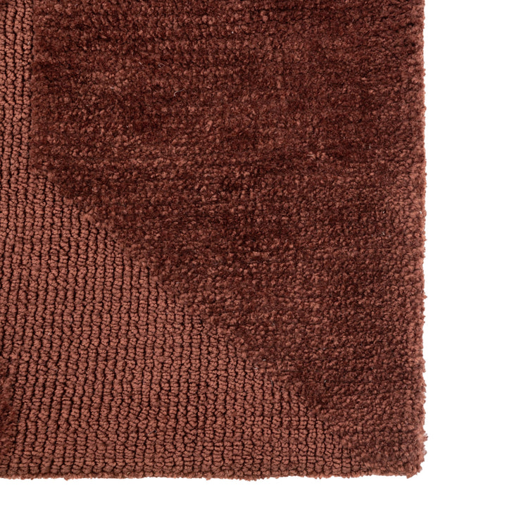 Caslow Geometric Rug – Brown – Small